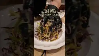 Азиатский куриный салат. Вот что я сегодня приготовил как частный шеф-повар #шорты