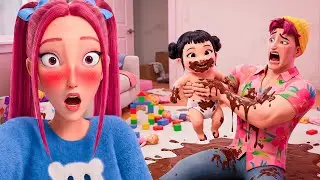 VLOG: Abby's Secret Revealed?! 😱🍫 Chocolate Disaster | SAJA Boys x Huntrx (KPDH Funny Moments)