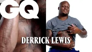 Le combattant des poids lourds de d'UFC Derrick Lewis révèle les secrets de ses tatouages | GQ