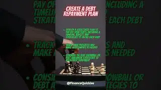 Create A Debt Repayment Plan | Short