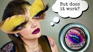 AN EYE PRIMER THAT ACTUALLY WORKS!? | Concrete Minerals Alabaster Eye Primer Demo