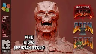 Brutal Doom v21⛧Vilecore - Revenant court (map 03) ⸸ Hard realism difficulty