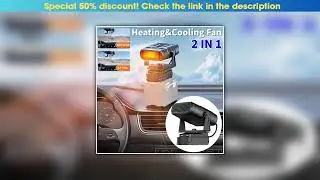 Review 21V Portable Electric Heating Fan Multifunctional Heater AutoWindshield Defogging Defrosting