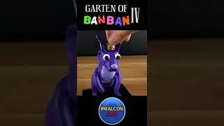 CREATING QUEEN BOUNCELIA 3D with clay/paint #shorts #gartenofbanban4 #gartenofbanban #viral #banban