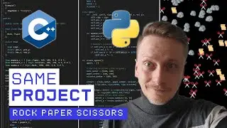 C++ vs. Python: Rock Paper Scissors