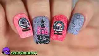 KAWAII Gothmas Nail Art Stamping Tutorial
