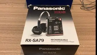 Panasonic RX-SA79 Walkman vintage unboxing