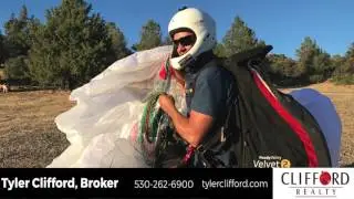 Clifford Realty New Paragliding Wing has arrived - 1st Flight