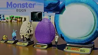 Sea Monsters and Monster Egg Weight Comparison | BLOOP vs EL GRAN MAJA