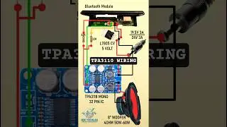 TPA3118 Mono 60W Amplifier Wiring 🔊 | PBTL CLASS D SUBWOOFER Board Setup Guide 🔥 #diy #viral #Shorts