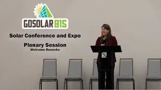 Solar Conference and Expo - Welcome Remarks