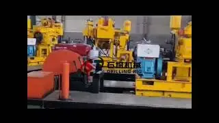 200 M Hydraulic Diesel Water Well Rock Drilling Rig Machine Portable Type