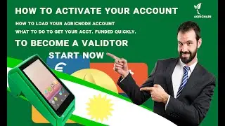 How To Activate Your Agricnode Or Load Your Account And To Start Validating Others