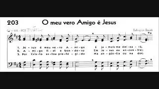 Hinário 5 CCB - Hino 203 - O meu vero Amigo é Jesus - Strings - Teclado Yamaha PSR S670