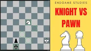 Knight vs 7th Rank Central Pawn