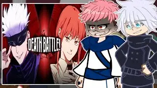 Jujutsu Kaisen React a Gojo VS Makima (Jujutsu Kaisen VS Chainsaw Man) | DEATH BATTLE!