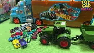 Mini Hot Wheels Car Races Through Epic Track Into Garage | Hot Wheels Car Tracker Challenge