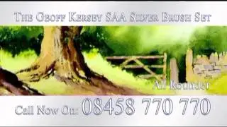 The Geoff Kersey SAA Silver Brush Set (GKBS1)