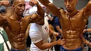 Mustaqim Azman At Mr Sado 2022 | Tan & Pump | Malaysia Bodybuilding Competition 2022