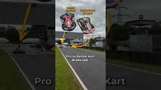 Pro vs Rental Kart Brake Test 💥 #Shorts