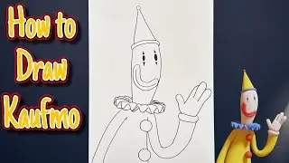 How To Draw Kaufmo The Clown | The Amazing Digital Circus #drawing #kaufmo