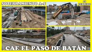 🚧 SOTERRAMIENTO A-5: CAE LO QUE QUEDABA DEL PASO DE BAT&Aacute;N | 11 FEBRERO 2026 🚧