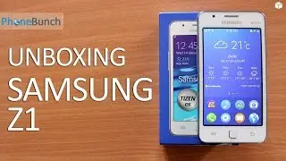 Распаковка и краткий обзор смартфона Samsung Z1 на базе ОС Tizen