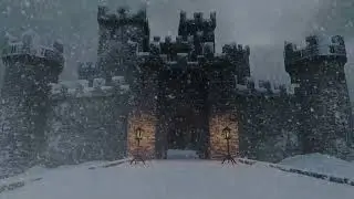 The Perfect Storm: Isolated Winter Hideaway Howling Blizzard Sounds Heavy Snowfall ASMR Ambience