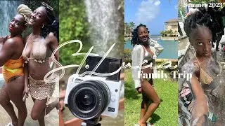 VACATION VLOG: St. Lucia Edition (Mud Bath,Waterfall,Food Etc.)