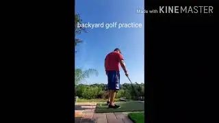 Backyard Golf Practice