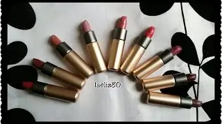 Kiko Velvet Passion Matte Lipstick - Lip Swatches 9 colours