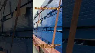 Need fast loading？Dock leveler helper you！！#dockleveler #loadinggoods #sourcefactory