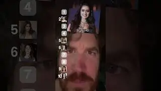 Bollywood actress blind ranking challenge 🫣