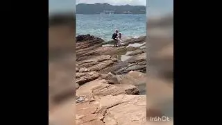 TUNG PING CHAU MARINE PARK ISLAND ( SEDIMENTARY ROCK FORMATIONS) l MIRS BAY l HONG KONG
