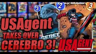 NEW U.S.AGENT CEREBRO 3 DECK IN MARVEL SNAP!