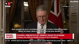 EUROPA, PREGĂTITĂ SĂ TRIMITĂ TRUPE &Icirc;N UCRAINA. Știri B1TV_22 aug. 2025