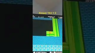 I Almost Got TAS 1-2 #speedrun #supermariobros #shorts