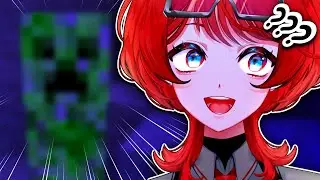 beating minecraft for the first time ever... #vtuber #gaming