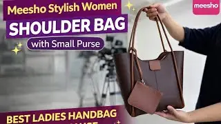 Meesho Stylish Women Shoulder Bag with Small Purse | Best Ladies Handbag for Daily Use @Meesho 