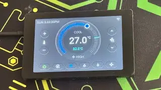 Climate Control Display with ESPHome and LVGL
