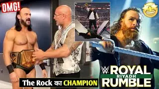 The Rock Is Behind Drew Mcintyre's Victory 👀??Sami Zayn Royal Rumble 2026 Winner Roman Reigns Return