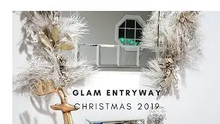Glam entryway decor | Christmas 2019| pier1|homegoods