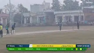 Ajnara Prime 11 vs HT Rebels live cricket match | RCCP - T20 WEEKEND TOURNAMENT  live - 1- RCCP (RIG