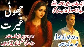 Jhooti Gherat || Crime & Suspense Urdu Stories | Malik Safdar Hayat | sadia voice