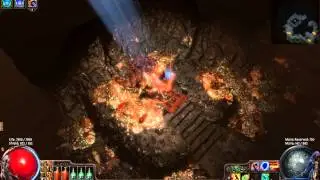 Gellig Mortezzah- Path of Exile Cruel level 40 The Cavern of Anger Merveil melee facetank