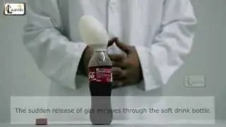Self inflating balloon using soda or Coca Cola - Science experiments for kids