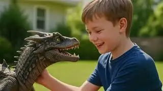 A human boy Saved a Baby Alien dragon then the next day dozens of Dragons showed up at his backyard.
