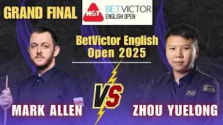 FULL MATCH: Mark Allen vs Zhou Yuelong | 2025 English Open Final (Session 2)