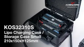 Koswork Lipo Charging Case / Storage Case Small 210x150xH125mm KOS32310S