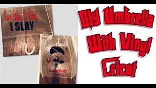 DIY Umbrella with Vinyl/How to personalize an Umbrella